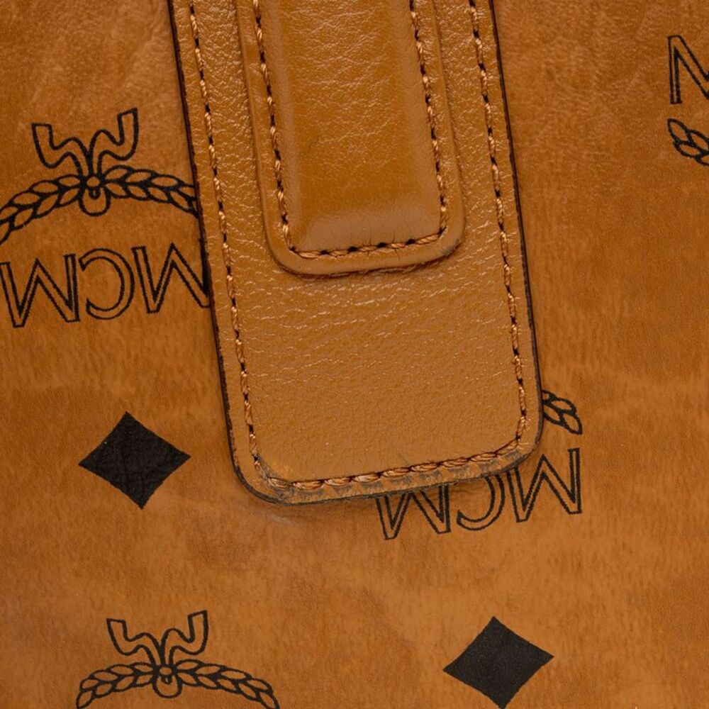 MCM Visetos Liz Reversible Medium Shopper Tote - Picture 12 of 15